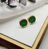 Aretes transfronterizos que no se decoloran, aretes de botón simples para mujer, aretes de oro de 18k minimalistas de lujo ligero, aretes de botón de acero de titanio de nicho, joyería