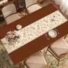 Mantel Individual Retro Estilo Francés para Mesa de Comedor, Impermeable, Resistente al Aceite, Resistente al Calor, Lavable, Mantel para Mesa de Café, Lujo Ligero, Sensación de Alta Gama, Mantel Protector de Mesa