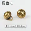 Botão de Cheongsam de Metal Botão de Bronze Sólido Vintage Botão Dourado Prateado Estilo Nacional Traje Tang Hanfu Botão Decorativo de Alta Qualidade