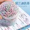 Papelería de Oficina Clips para Papel Grandes de 50 mm, Marcadores de Libro, Suministros de Caja de Almacenamiento para Clips de Papel, Clips de Papel de Colores en una Caja