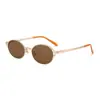 Gafas de sol ultraligeras de titanio puro para mujer, estilo callejero vintage, atmosféricas, modelo MM98741, estilo FAK, qq sugarcore