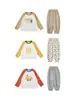 Camiseta Estampada Desenho Animado Wuli Bu Yi para Crianças Calça Casual Anti-mosquito com Bolinhas para Bebê Conjunto para Meninas Nova Chegada Primavera 2026