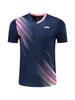 Traje de bádminton nuevo para hombre y mujer de manga corta de secado rápido transpirable para estudiantes, traje de entrenamiento de competición de bádminton para hombre y mujer 6613