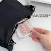 Caja de Almacenamiento para Uñas Portátil Acrílica Transparente Sellada Colección Caja para Uñas a Prueba de Polvo Cuadrada Caja de Almacenamiento para Manicura