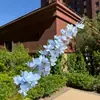 Flores Colgantes Grandes de 1.2m para Decoración de Pasillo de Boda, Pared de Flores para Techos Altos, Arreglo Floral para Comedor, Accesorios de Fotografía