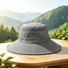 Sombrero de Sol de Verano con Cordón para Exteriores para Hombres y Mujeres, Senderismo, Montañismo, Camping, Sombrero de Pescador, Sombrero Anti-UV para Pesca en Exteriores