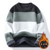 Se puede enviar en nombre de [nuevo] suéter de terciopelo de visón otoño e invierno para hombre con cuello semi-alto suéter acolchado JR18
