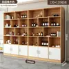 Armario para vinos, estante multi-nivel para pared de sala de estar, vitrina para vinos, vitrina de exhibición de productos, armario de almacenamiento