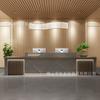 Recepção em Estilo Chinês Moderno Novo Balcão de Recepção para Empresa Balcão de Boas-Vindas para Hotel Centro de Saúde Balcão de Boas-Vindas para Salão de Beleza Bar Balcão de Caixa de Alto Nível