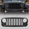 Adequado para Peças de Modificação Jeep Wrangler 07-17, JK para JL, Grelha Frontal Modelo 24, Grelha Frontal Antiga para Nova