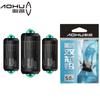 Plataforma de pesca de plomo rápido con escamas de núcleo doble Aohu negro con plomo de escala plomo de escala plomo de plataforma accesorios de pesca grado gramo piel de plomo material grande plomo