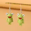 Brincos de Animal de Desenho Animado Novos Criativos de Venda Quente Transfronteiriços Brincos de Sapo Simulação Fofa Brincos Simples Femininos Joias