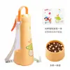 Botella de agua portátil para perros, dispensador de agua para paseos al aire libre, taza combinada de agua y comida para mascotas, taza de viaje para beber agua