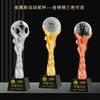 Medalha de Cristal Custom School Sports Games Badminton Tênis de Mesa Pé Basquete Corda Skipping Jogos de Atletismo Troféu
