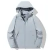 Chaqueta de Trabajo Tres en Uno Desmontable de Dos Piezas a Prueba de Viento Cálida para Otoño e Invierno con LOGOTIPO Estampado y Bordado