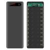 Kit de batería Mobile Power Kit con carga sin soldadura 10 18650 transfronteriza, caja de batería con pantalla digital LED
