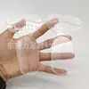 Adesivo de Calcanhar Silicone Adesivo Dois em Um Transparente Salto Alto Anti-desgaste Adesivo para os Pés Almofada de Calcanhar Feminina Meio Tamanho Camurça em Forma de T