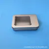 Memoria USB Portátil Cuadrada Caja de Lata Caja de Lata para Dulces o Pastillas Bálsamo para Jabón de Cejas Caja de Lata Push-Pull Caja de Lata Pequeña con Tapa abatible