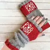 Guantes Personalizados para Otoño e Invierno, Guantes de Punto Cálidos y de Moda para Mujer, Moda Transfronteriza Guantes Bordados Patchwork Cálidos