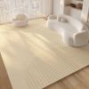 Tapete totalmente assentado linha simples moderna absorvente antiderrapante sala de estar mesa de centro manta doméstica à prova de frio resistente ao desgaste Tapete de Sofá