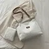 Bolso de Mujer 2026 Moda Nuevo Bolso Tote de Gran Capacidad Bolso de Hombro Versátil con Cadena Bolso para Estudiante Universitaria para el Viaje Matutino