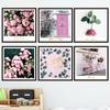 Pegatinas de pared corazón de niña rosa rosa ins dormitorio pintura decorativa pegatinas de papel tapiz romántico sala de estar-Meisen lenguaje secreto