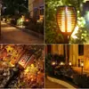 Lámpara de Llama Solar, Lámpara de Jardín para Exteriores, Lámpara de Montaje en Suelo, Lámpara de Antorcha Calavera Simulada, Lámpara de Jardín Impermeable, Lámpara de Paisaje