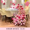 Flor de Cascada Artificial Flor de Mesa Atmósfera de Banquete Adorno Colgante de Flores Artificiales Escena de Arreglo de Cumpleaños Decoración Reutilizable