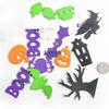 Piezas EVA Hechas a Mano Bebé Material de Libro de Texto Pegatinas de Calavera de Calabaza de Halloween Pegatinas Adhesivas del Alfabeto Inglés