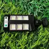 Luz solar exterior para jardín de villa, pasillo, lámpara de pared con sensor de movimiento, iluminación LED impermeable para patio, farola pequeña