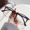 Nuevas gafas de montura grande con protección contra la luz azul, estilo coreano, personalizadas, con remaches TR90, montura para miopía, montura lisa.