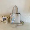 Bolso de Alta Gama con Textura de Gran Capacidad para Mujer 2025 Nuevo Bolso Cruzado Versátil Casual Bolso Cubo de Nicho para Viajes y Uso Diario