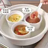 Olla de Cerámica para Estofar con Tapa, Adecuada para Uso Doméstico, para Cocinar al Vapor Verduras, Flan de Huevo, Sopa y Olla Pequeña de Barro para Cocinar