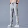 Pantalones deportivos finos de verano, de secado rápido, de seda de hielo para hombre, para primavera y otoño, para exteriores, holgados, de talla grande, para trabajo, montañismo, informales.