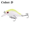 Isca flutuante Rock little fat de água aço de alto carbono três anzóis anzol de peixe isca artificial simulação isca dura equipamento de pesca atacado