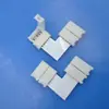 Conector adaptador de hebilla sin soldadura para tira de luz LED RGB5050 tipo L junta de esquina sin soldadura 4P10MM trabajador