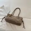 Nova bolsa tote grande de estilo minimalista de nicho da Shuai Mijia para mulheres, adequada para o trabalho e uso casual, bolsa de ombro ou bolsa de axila