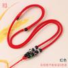 Cordão para pingente Tianzhu feito à mão DIY Jade Buda de Jade cera de abelha estilo Xizang Wenwan Abacaxi Colar corda corrente clavícula atacado