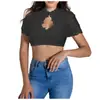 Camiseta de encaje con puntadas pequeñas para mujer, de temporada baja para festivales de cerveza de Halloween, transfronteriza