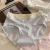 Link Especial para Calcinhas Femininas, Costura em Cor Contrastante, Cintura Média, Que Abraça o Quadril, Não Apertam, Tanga de Verão