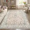 Alfombra Lavable de Cachemir Sintético, Alfombra para Sofá de Sala de Estar, Alfombra Grande de Cobertura Total para Dormitorio, Alfombra Fácil de Cuidar para Mesa de Centro del Hogar