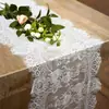 Amazon Más Vendido Camino de Mesa de Encaje Tema Blanco Boda Decoración para el Hogar Camino de Mesa 36*300 Camino de Mesa