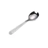 Cuchara de Acero Inoxidable 304 Columna Romana Fondo Plano Cuchara para Niños Cuchara para Comer en Casa Cuchara de Alto Valor Engrosada con Mango Largo