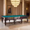 Mesa de Billar Qx Xinxing Estándar para Adultos de Uso Doméstico Mesa de Billar Rusa con Bolas de Bolsillo Billar Estilo Ruso Bola Ocho Negra
