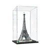 Caja de Exhibición Acrílica Torre Eiffel de París para Lego 10181 Caja Transparente a Prueba de Polvo Caja de Almacenamiento Manual