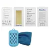 Toalla Deportiva de Sensación Fría de Verano Set de Silicona Caja de Regalo Fitness Absorbente de Sudor Secado Rápido Toalla Helada Deportes al Aire Libre Toalla con Sensación de Hielo
