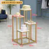 Lujo Ligero Simple Versátil Exhibidor de Ventana Imitación Mármol Tienda de Ropa Exhibidor de Bolsos Zapatos y Sombreros Mesa de Exhibición Estante