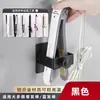 Estante de Almacenamiento Enderezador de Aleación de Aluminio sin Perforaciones Soporte de Rizador Montado en Pared Estante de Almacenamiento de Herramientas de Peluquería