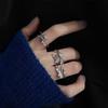 Anillo Irregular de Gota de Agua para Mujer, Estilo Hip-Hop, Moda Única, Anillo Abierto Dulce y Genial, Anillo de Dedo Índice de Nicho