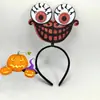 Festa Fantasia de Halloween Adereços de Performance para Festa Fantasia Morcego Aranha Caveira Cabeça de Abóbora Aro Chapéu de Bruxa Headband